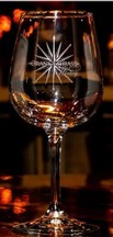 OCW Logo Wine Glass